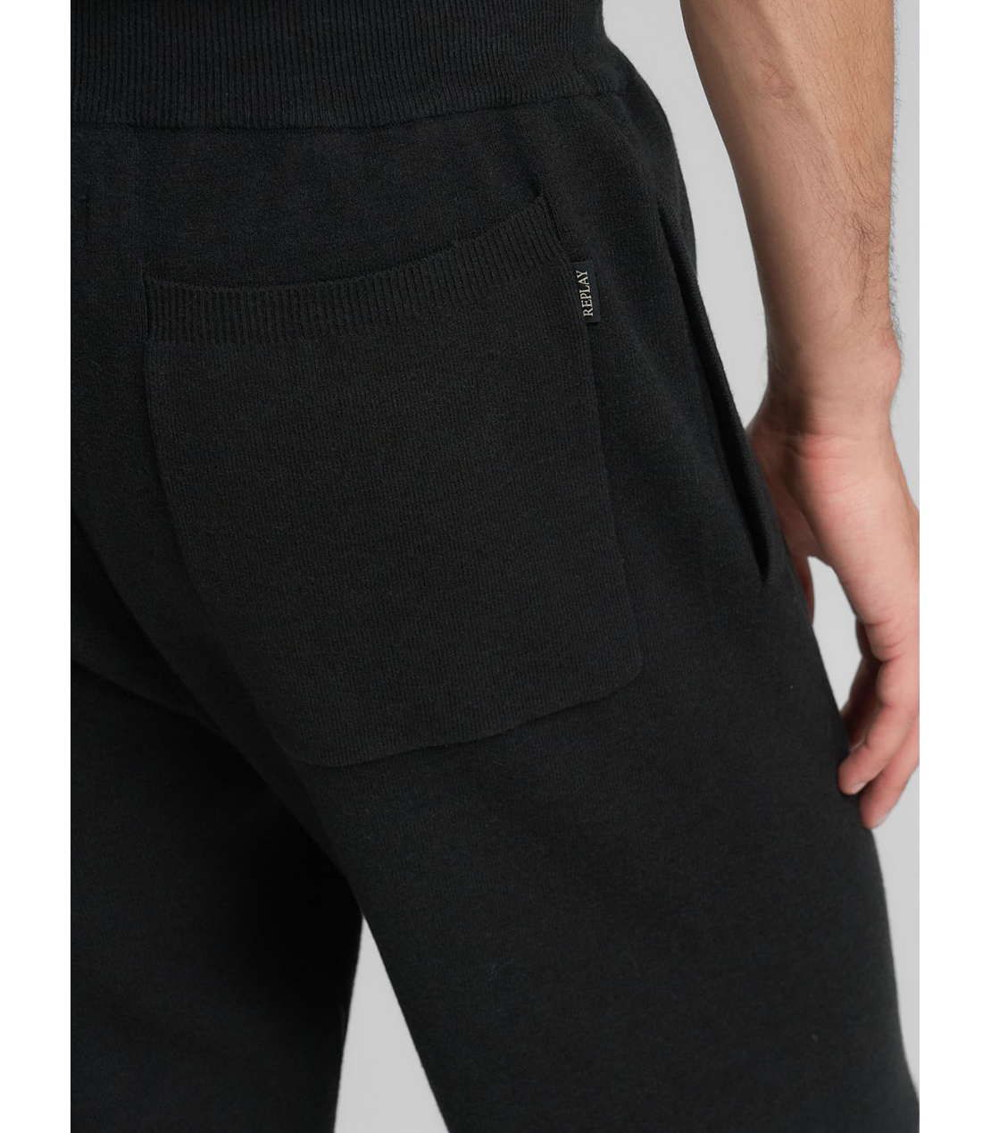 リサイクルファイバーニットジョグパンツ 詳細画像 ブラック 7